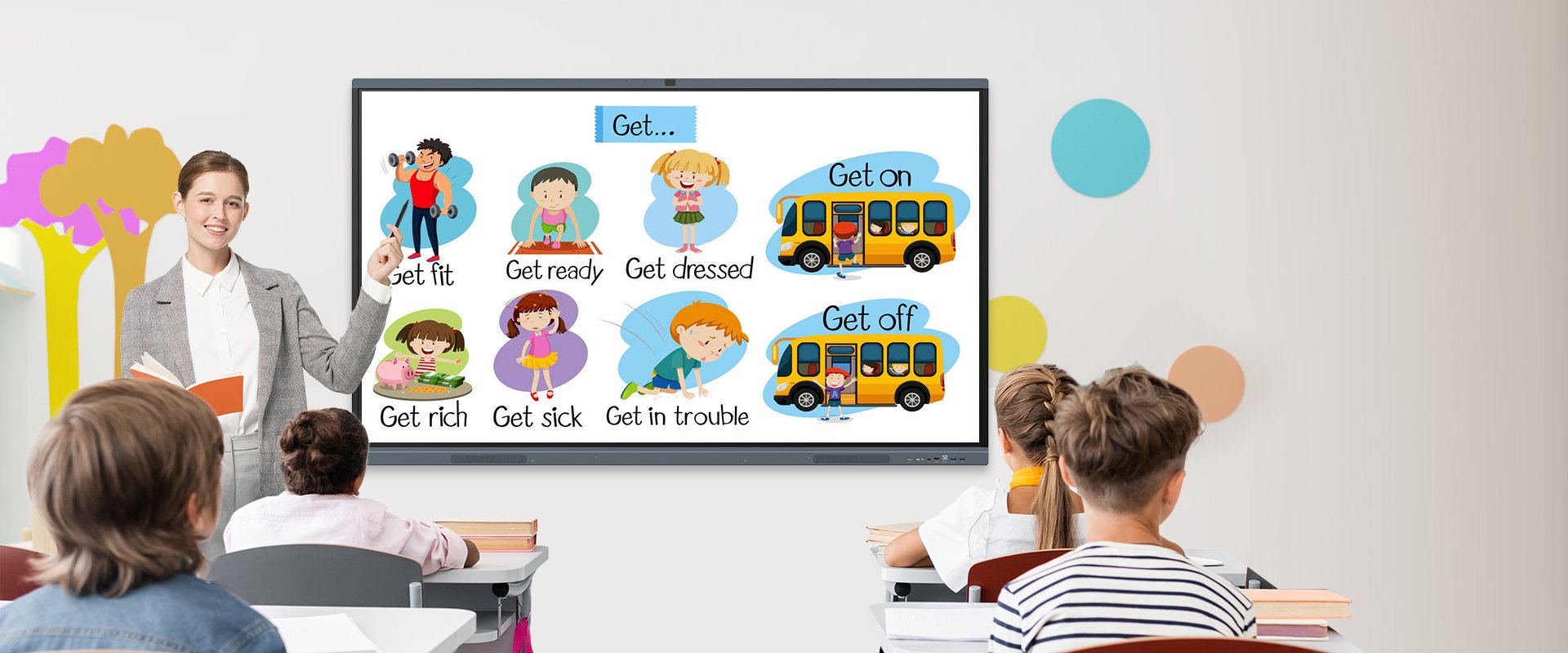 Хүүхдийн сургалтын интерактив самбар
