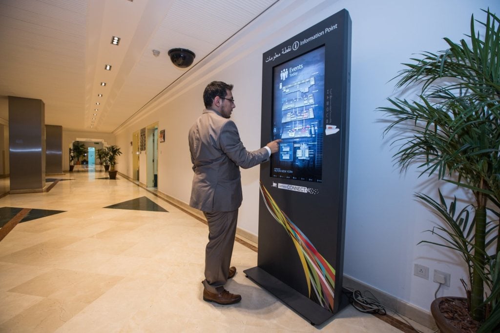 digital kiosk display