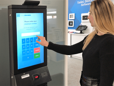 interactive kiosk display
