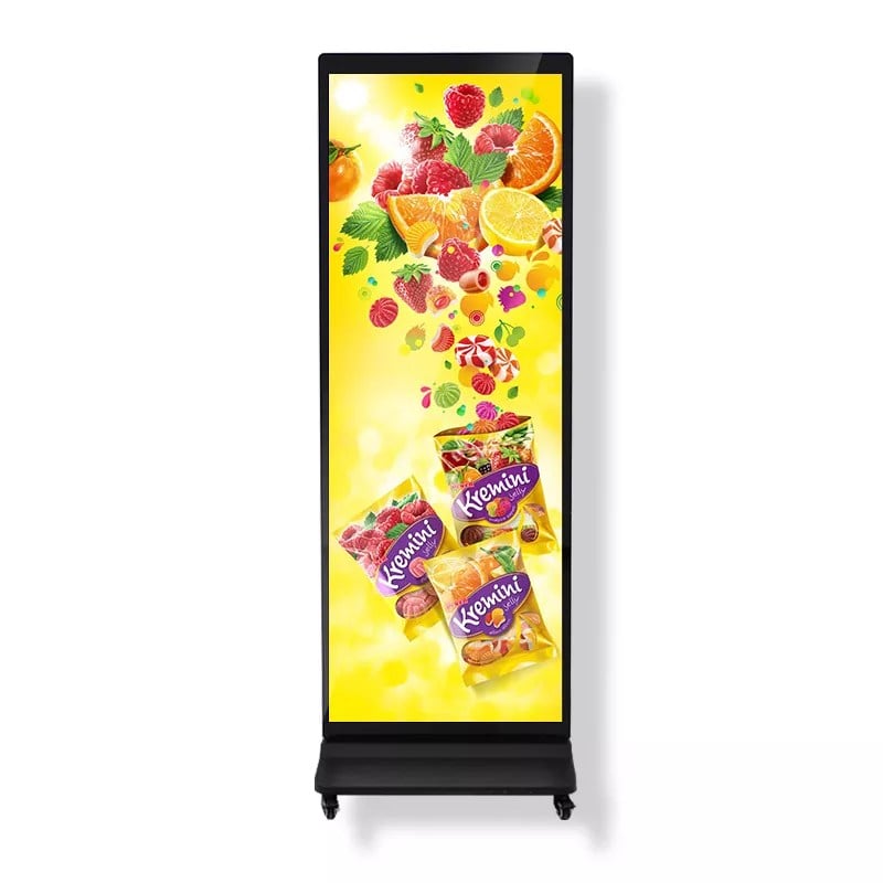 lcd Hushida's full screen digital signage provides a vivid 1080P display with minimized bezels. Get sizes 32"-120" and 2500-3500 nits brightness for sunlight readability. Show ads, menus, directories and more. Order this commercial-grade signage directly from our factory.